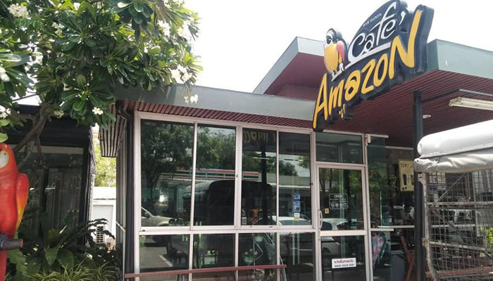 รีวิวติดฟิล์มกรองแสงร้านค้า Cafe Amazon ติดฟิล์มยี่ห้อ Hi-Kool รุ่นฟิล์ม R65HC